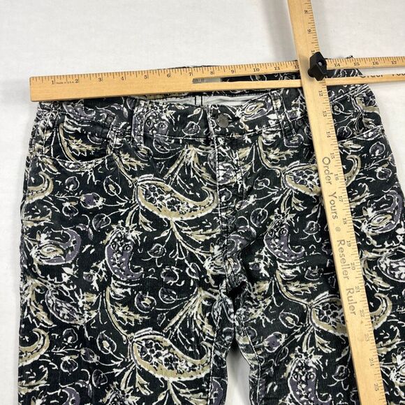 Free People New Delhi Border Flare Corduroy Pants Paisley Boho Gypsy Festival 27 - Picture 8 of 13